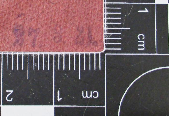 - (Bibliothek der Jüdischen Gemeinde zu Berlin), Stempel: Datum; '27. 3. 21.'. 