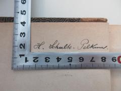 - (Schulte-Pelkum, Hermann), Von Hand: Name; 'H. Schulte-Pelkum'. 
