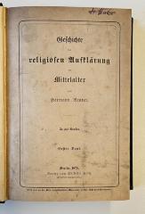 GB M 2250 : Geschichte der religiösen Aufklärung im Mittelalter (1875)