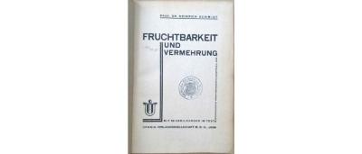 18/80/41373(5) : Fruchtbarkeit und Vermehrung (1927);- (Städtische Bücherei zu Wurzen), Von Hand: Nummer; '1:834 / 28:20'. 