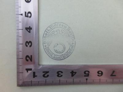 - (Staatliche Museen Berlin - Staatliche Kunstbibliothek), Stempel: Emblem, Berufsangabe/Titel/Branche; 'Staatl. Museen Berlin - Staatl. Kunstbibliothek'.  (Prototyp)