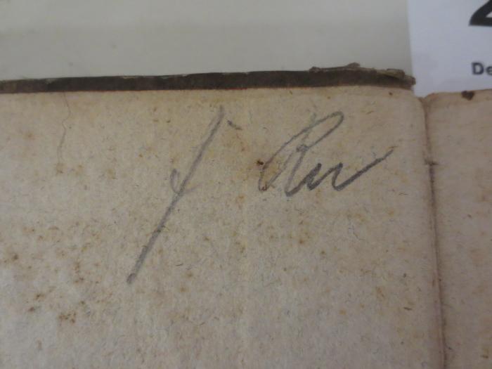 -, Von Hand: Annotation; 'f Rn'