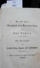  Geschichte Giafars des Barmeciden in fünf Büchern. Ein Seitenstück zu Fausts Leben, Thaten und Höllenfahrt ([1810])