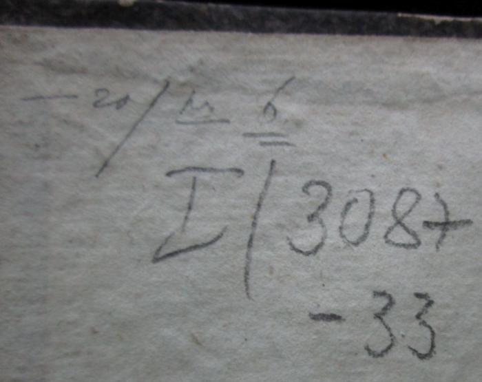  Histoire de l'empire de Russie, sous Pierre le Grand (1792);- (unbekannt), Von Hand: Preis, Nummer, Signatur; '-20/rs 6.
I/3087
-33'. 