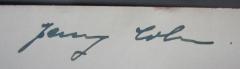 - (Cohn, Jenny), Von Hand: Autogramm, Name; 'Jenny Cohn.'. 