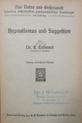 X 5908 b: Hypnotimus und Suggestion (1913)