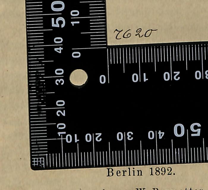 - (Bibliothek der Jüdischen Gemeinde zu Berlin), Von Hand: Exemplarnummer; '7620'. 