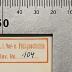 - (Freie Universität Berlin), Stempel: Berufsangabe/Titel/Branche, Inventar-/ Zugangsnummer; 'Inst. f. Ur- u. Frühgeschichte
Inv. No. ...'.  (Prototyp)
