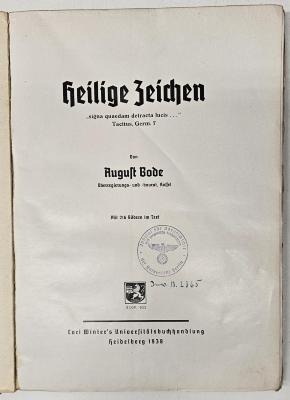 GB M 1972 : Heilige Zeichen (1938)