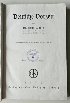 NF 1260 W136 D4 : Deutsche Vorzeit (1932)