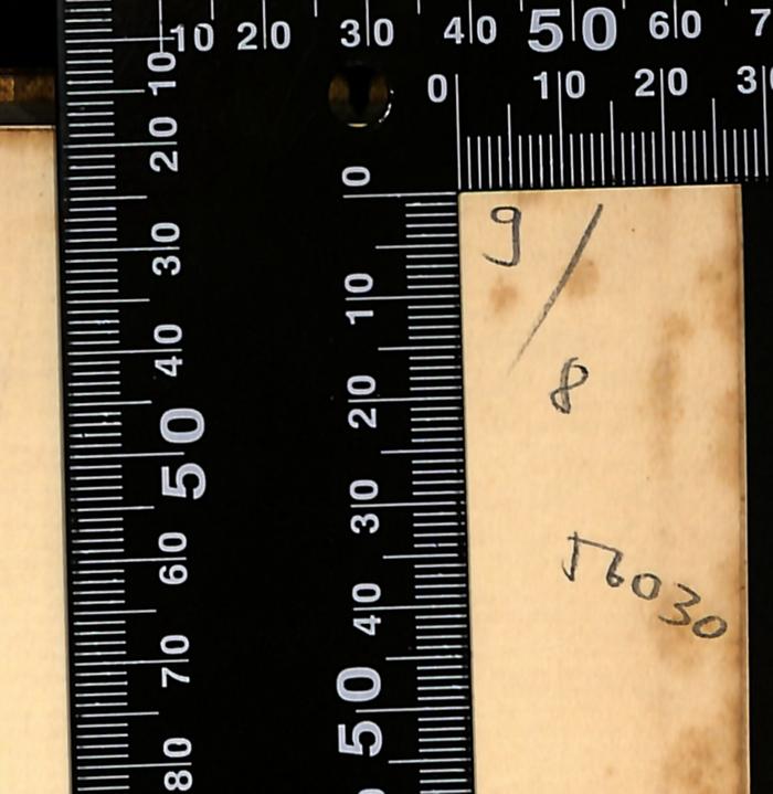 -, Von Hand: Nummer; '9/8
56030'