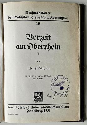 NF 1280 B1 W136 : Vorzeit am Oberrhein (1937)