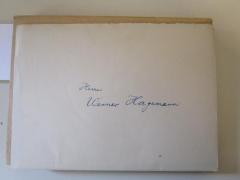 - (Leser, Walter;Hagemann, Werner), Post: Autogramm; 'Herrn Werner Hagemann
Abs. Leser'. 