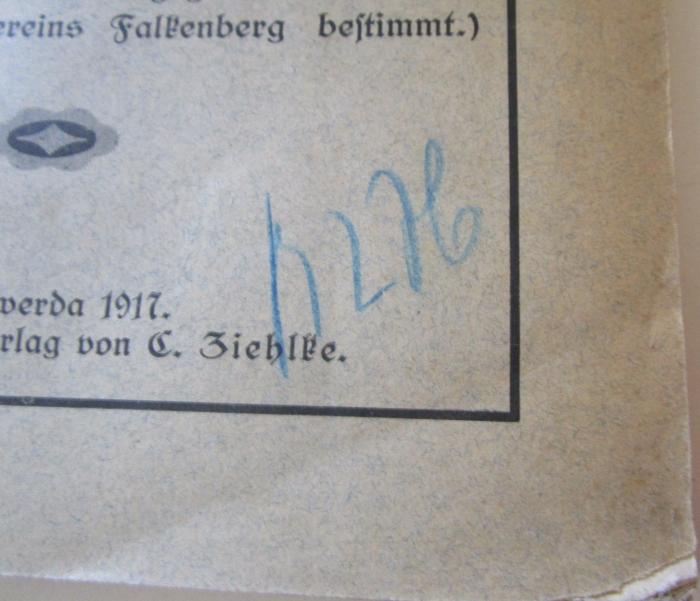 -, Von Hand: Signatur; 'B2H'