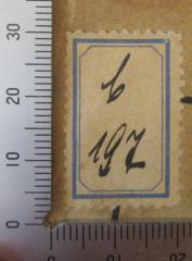 - (Theologoische Fakultät, Berlin), Etikett: Signatur; 'C 197'. 