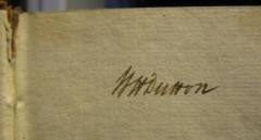 - ([...]on), Von Hand: Autogramm, Name; '[...]on'. 
