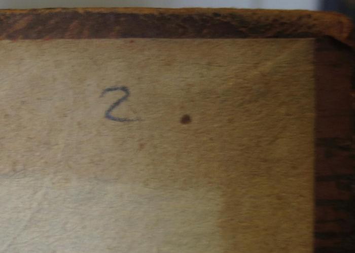 Ct 1899 1-2: Contes Et Nouvelles De Marguerite De Valois, Reine De Navarre (1708);- (unbekannt), Von Hand: Nummer; '2'. 