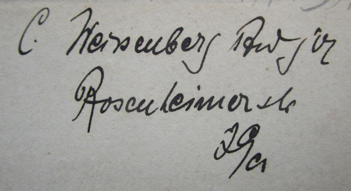 VI 826 2.Ex.: Die Verfassungs-Urkunde für den Preußischen Staat : Mit Einleitung, vollständigem Kommentar, Anlagen und Sachregister  (1911);- (Weissenberg, Curt), Von Hand: Autogramm, Name, Berufsangabe/Titel/Branche, Ortsangabe; 'C. Weissenberg [...]
Rosenheimer str
29a'. 