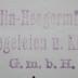 V 1397 d: Staub's Kommentar zum Gesetz betreffend die Gesellschaften mit beschränkter Haftung (1913)