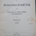 Aa 1253: Protokolle der Generalversammlung des Gesamtvereins der deutschen Geschichts- und Altertumsvereine zu Bamberg 1905 (1906)