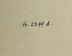 - (Königliches Friedrich-Wilhelm-Gymnasium Berlin), Von Hand: Exemplarnummer; 'Nr. 2349 b.'. 