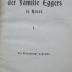 Aa 1486 1: Zur Geschichte der Familie Eggers in Reval (1910)