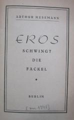 Cm 6605: Eros schwingt die Fackel (um 1940)