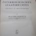 VI 1268 1928: Grundriss des österreichischen Staatsrechtes (Verfassungs- und Verwaltungsrechtes) (1928)