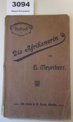  Die Afrikanerin : Oper in fünf Akten (o.J.)