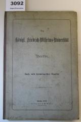  Die königl. Friedrich-Wilhelms-Universität zu Berlin : Sach- und chronologisches Register (1889)
