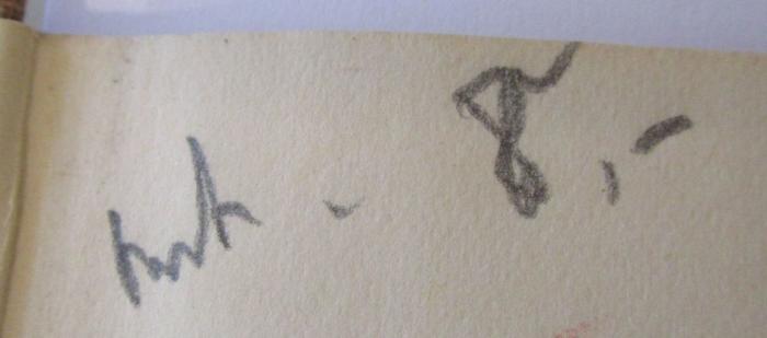  In den Rüdersdorfer Kalkbergen (1933);- (unbekannt), Von Hand: Preis; 'Ant. 8.-'. 