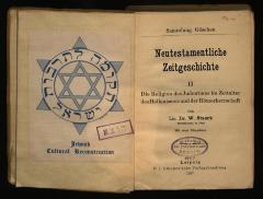 RELJ I 3205 : Neutestamentliche Zeitgeschichte. II. Die Religion des Judentums im Zeitalter des Hellenismus und der Römerherrschaft. (1907)