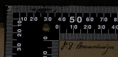 - (Braunschweiger, David), Von Hand: Name; 'Dr. D. Braunschweiger.'.  (Prototyp)