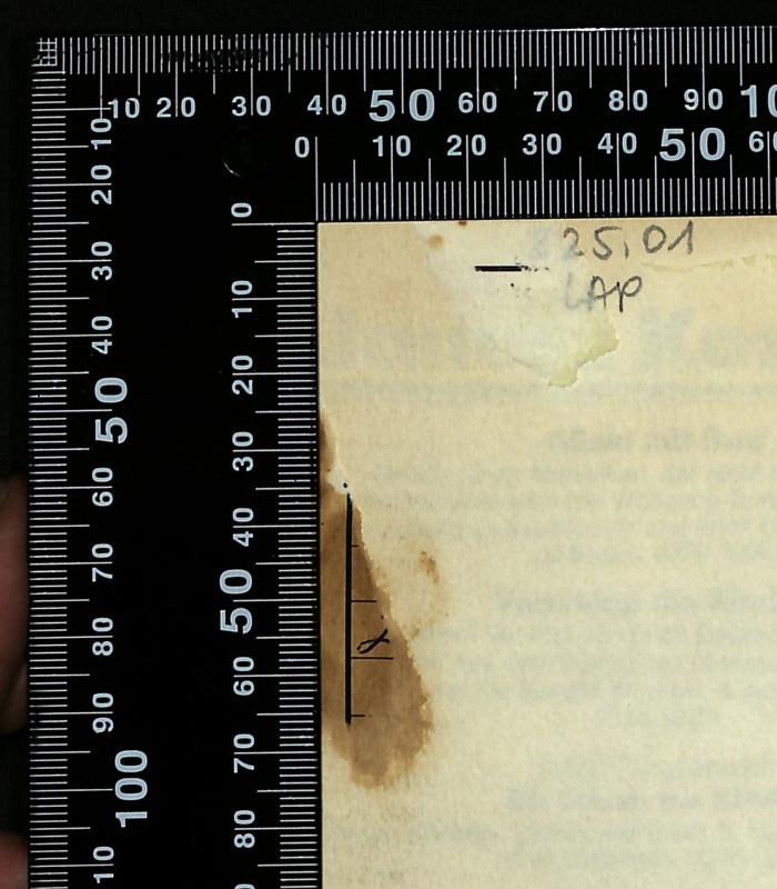 - (Goethe Institut Israel), Ausriss: ; '[remnants of circulation card]'. 