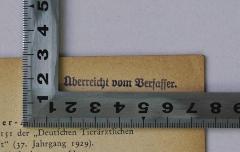 - (Müller, Paul Theodor;Hygienisches Institut der Tierärztlichen Hochschule Berlin;Tierärztliche Hochschule Berlin), Stempel: Besitzwechsel; 'Überreicht vom Verfasser.'. 