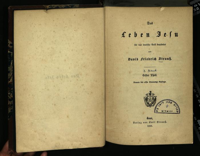 REL II 1245 B : Das Leben Jesu für das deutsche Volk bearbeitet (1895)