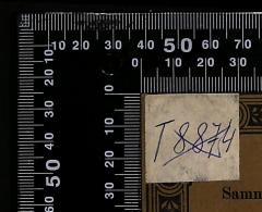 - (The National Library of Israel;Leo Baeck Institute Jerusalem), Durchgestrichen: Exemplarnummer; 'T8874'. 