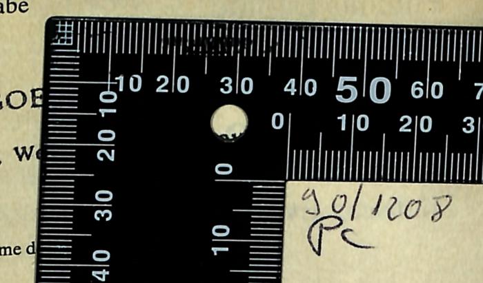 - (Goethe Institut Israel), Von Hand: Exemplarnummer; '90/1208
[א]'. 