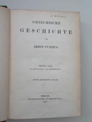 ausgesondert : Griechische Geschichte.Bis zum Beginn der Perserkriege (1878)
