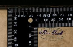 - (Herzberger), Stempel: Name, Ortsangabe; 'E. Herzberger

Crefeld'. 