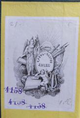 - (Bibliothèque Nubar), Etikett: Exlibris, Abbildung, Name; 'ՎԻՉԵՆ-ՊԵՏՐՈՍ ՀՕԼԱՍ'.  (Prototyp)