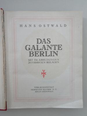 Q-Ber-5750-528 (ausgesondert) : Das galante Berlin (1928)
