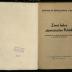 ZI III 94/158 (18) A : Zionisten-Kongress : Zwei Jahre zionistischer Politik. Sonderdruck aus dem Bericht der Zionistischen Exekutive an den 18. Zionistenkongress. (1933)