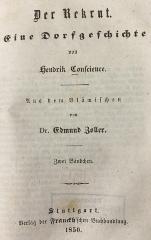 42/518 Nr. 2 : Der Rekrut : eine Dorfgeschichte (1850)