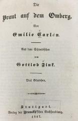 42/519 Nr. 2 : Die Braut auf dem Omberg (1847)