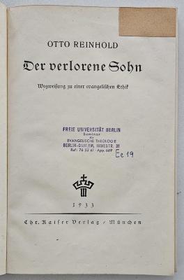 BK 1350 R372 : Der verlorene Sohn (1933)