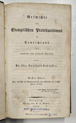 GB M 2068 : Geschichte des Evangelischen Protestantismus in Deutschland (1844)