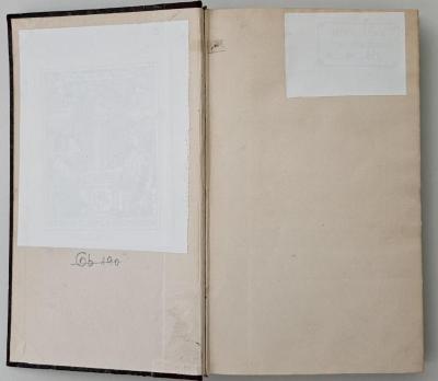 GB M 2059 : Geschichte des englischen Deismus (1841);-, Etikett: ; '[überklebtes Exlibris] Mens Agitat Molem VSK Verband Schweiz. Konsumvereine [darunter: nicht entzifferbare Handschrift]'