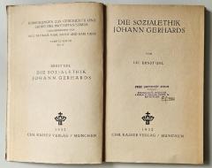 BH 1325 U31 : Die Sozialethik Johann Gerhards (1932)