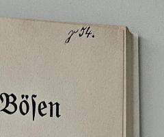- (Gesch, Gerhard), Von Hand: Signatur, Notiz; 'S. 54.'. 